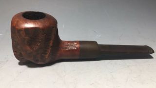 Vintage Carved Briar Pipe Straight Stem (4)