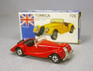 Tomica 1977 Tomy Made In Japan Japan Morgan Plus 8 Cabrio 1/57 - Box Vintage