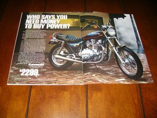 1982 Kawasaki Kz750 Csr - Vintage 2 Page Ad