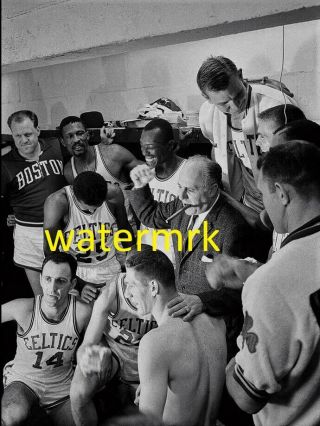 1962 Bob Cousy Boston Celtics Nba Hof Team Photo 8x10 Photo ^^^