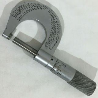 Vintage L.  S.  Starrett Co.  Micrometer No.  203 0 - 1 " Precision Measurement Tool