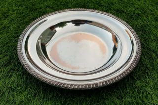 Antique Vintage Silver Plate Serving Dish Bowl Dinner Party Christmas Table