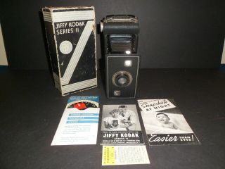 Vintage Kodak Jiffy Series Ii Folding Camera Model Six - 16 -