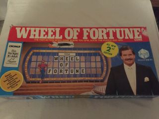 Wheel Of Fortune Board Game Croner 1987 2nd Edition Vintage Grundy Complete