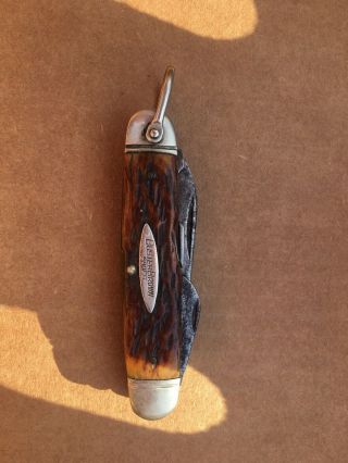 Vintage Camillus Buster Brown Shoe Scout Knife