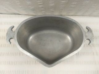 Vintage Guardian Service Hammered Aluminum Cookware Triangle Pot No Lid
