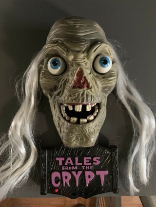 Tales From The Crypt Vintage 1996 Wall Mount Bust Head & Action Figure