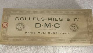 D.  M.  C Dollfus - Mieg & Cie Cotton Thread French Mulhouse Lille (9) Balls Vintage