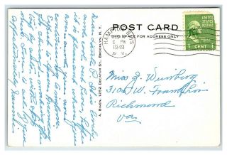 Vintage Postcard Railroad Bridge Shinnecock Canal Hampton Bays Long Island NY R1 2