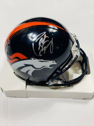 Peyton Manning Signed Autographed Denver Broncos Mini Helmet With