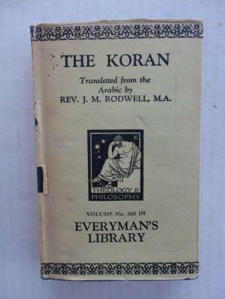 The Koran Translated By J.  Rodwell Vol.  380 In Everyman 