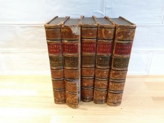 The Of Washington Irving 1853 Vols 3,  4,  6,  9,  10 Antique Books
