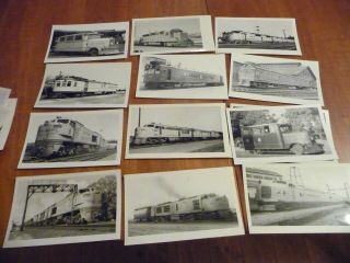 Twenty (20) Union Pacific 5 X 8 B&w Photos - Vintage Diesels,  Etc.