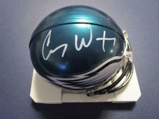 Carson Wentz Philadelphia Eagles Autographed Mini Helmet