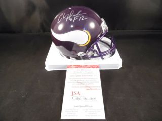 Chris Doleman Autographed Minnesota Vikings Mini Helmet (jsa Certified)