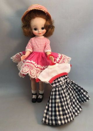Vintage Betsy Mccall Doll In Recess And Town & Country 1950s Hat