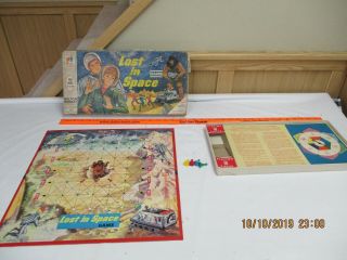 Vintage 1965 Lost In Space Game By Milton Bradley 100 Complete