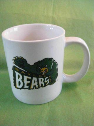 Baylor Bears Large Mug Cup Green Bear Mug Collectible Linyi Silver Phrenix