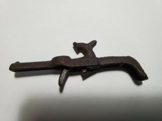 Earliest? Antique Toy Cast Iron Cap Gun Parts? With Pat On Side No Res