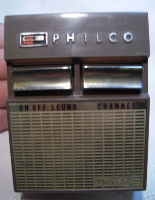 Vintage Philco Two Button Television Remote Control