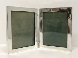 Antiq Hennegan - Bates Picture Photo Double Hinged Frames American Sterling Silver