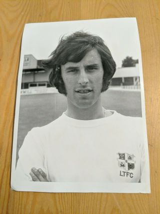 Vintage 1970s Garner Luton Town Fc Press Photo Football
