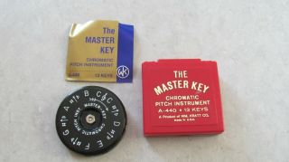 Vintage The Master Key Chromatic Pitch Instrument A - 440 13 Keys