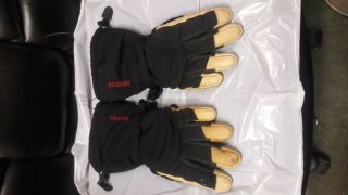 Marmot Guide Ultimate Glove Goretex Patrol Vintage Large Ski Gloves Leather