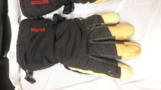 Marmot Guide Ultimate Glove Goretex Patrol Vintage Large Ski Gloves Leather 2
