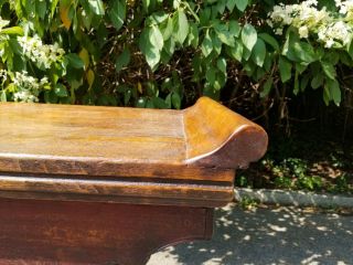 Very Old Vintage Chinese Carved Wood Alter Table (7 FT LONG) 3