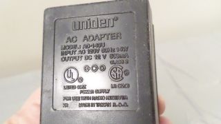 Vintage Uniden Ac Power Adapter Ad140u