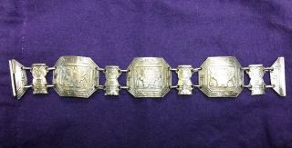 Vintage Sterling Silver Bracelet From Peru Real Silver