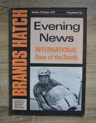 Brands Hatch Evening News International Race Of The South 8th October 1972