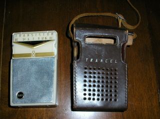 Vintage Trancel Tr - 80 Pocket Transistor Radio