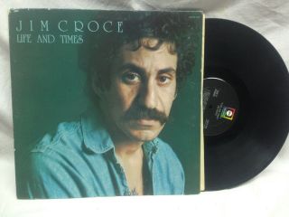 Vintage Jim Croce Life And Times Record Vinyl Album