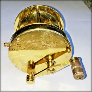 Julius Vom Hofe 2/00 Saltwater Casting Reel Solid Brass