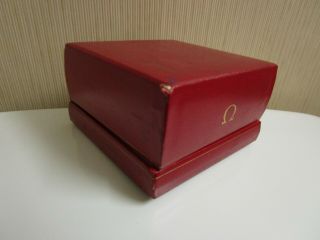 Vintage Red Omega Watch Box.  4 