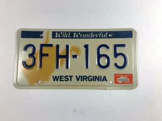 1985 West Virginia License Plate
