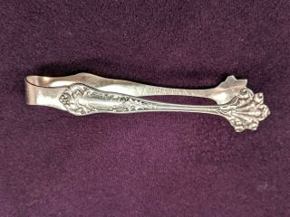 Holly By Ehh Smith/national Plate Silverplate Sugar Tongs
