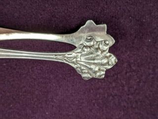 Holly by EHH Smith/National Plate Silverplate Sugar tongs 2