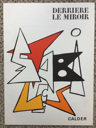 Alexander Calder Dlm 141 Stabiles Lithographs Derrière Le Miroir Full Complete