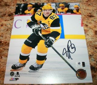 Sidney Crosby Pittsburgh Penguins Signed Auto Authenticated 8x10 Photo