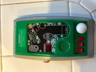 Vintage Tandy Championship Electronic Golf Handheld Game And It