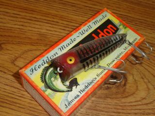 Vintage Fishing Lure Heddon Chugger Spook 9540 Silver Shore Minnow 1954 W/box B