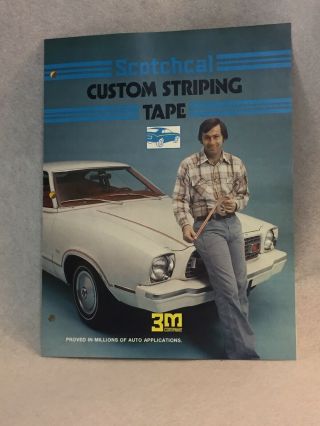 Vintage 1971 Gremlin,  Plymouth Duster,  Mustang Ii,  Dealer Stripes Brochure