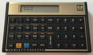 Hewlett Packard Hp 21c Business Financial Calculator Vtg / Batteries