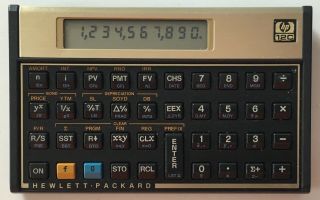 Hewlett Packard HP 21C Business Financial Calculator Vtg / Batteries 3
