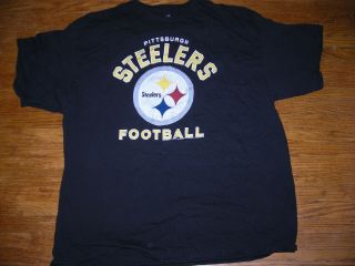 Nfl Team Apparel,  Pittsburgh Steelers,  Vintage Team Logo Tee Shirt,  Adult Xxl,  V