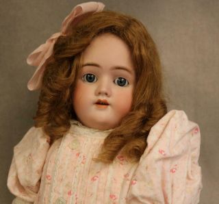 27 Inch Antique Handwerck Simon And Halbig Antique German Bisque Doll C.  1900