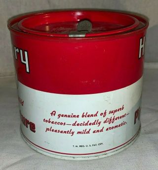 ANTIQUE OLD HICKORY TIN LITHO PIPE MIXTURE TOBACCO CAN VINTAGE COUNTRY STORE GUN 2